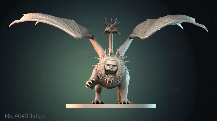 Different (NS_4043) 3D model for CNC machine