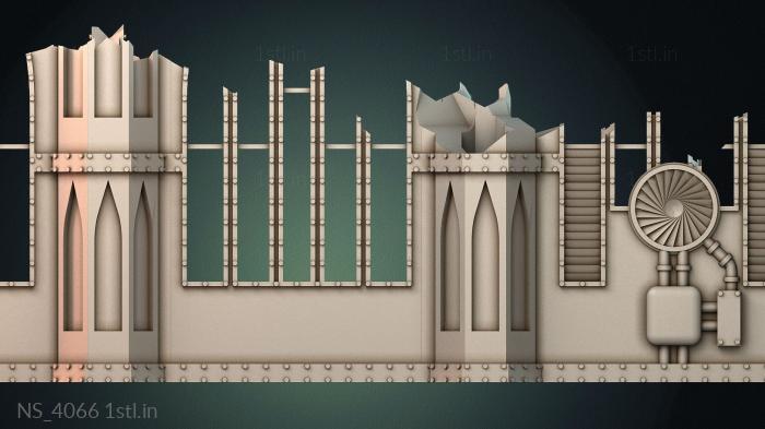 Different (NS_4066) 3D model for CNC machine