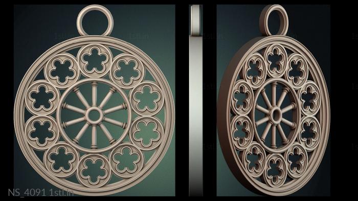 Different (NS_4091) 3D model for CNC machine