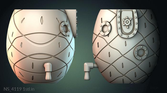 Different (NS_4119) 3D model for CNC machine