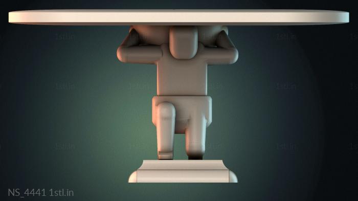 अलग (NS_4441) सीएनसी मशीन के लिए 3D मॉडल