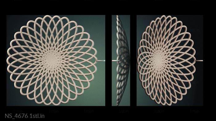 Different (NS_4676) 3D model for CNC machine