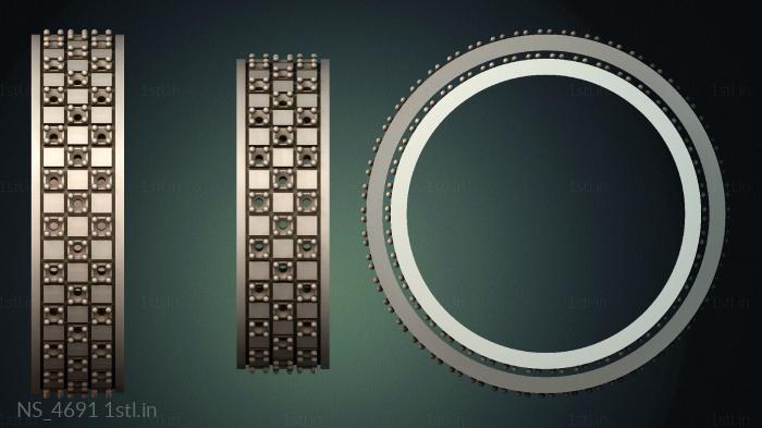 Different (NS_4691) 3D model for CNC machine