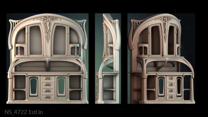 अलग (NS_4722) सीएनसी मशीन के लिए 3D मॉडल