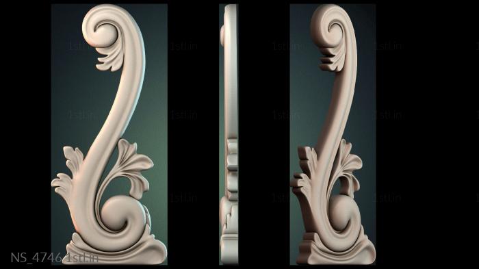 अलग (NS_4746) सीएनसी मशीन के लिए 3D मॉडल