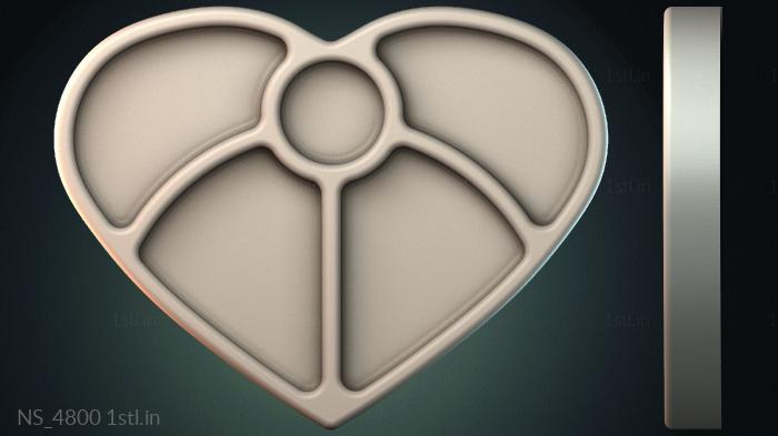 अलग (NS_4800) सीएनसी मशीन के लिए 3D मॉडल