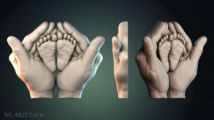 अलग (NS_4825) सीएनसी मशीन के लिए 3D मॉडल