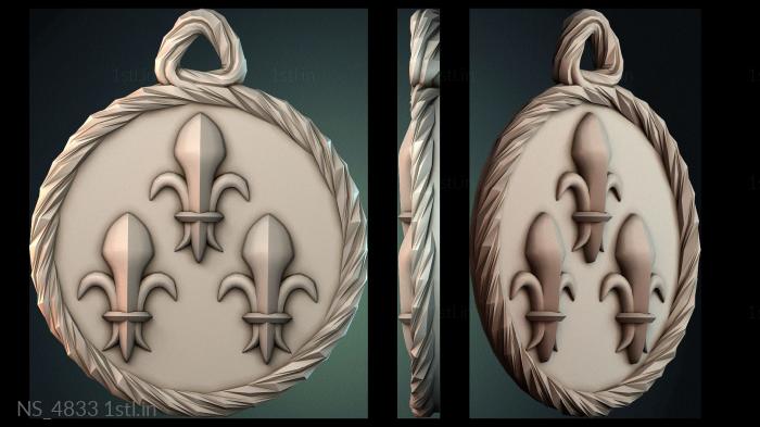 अलग (NS_4833) सीएनसी मशीन के लिए 3D मॉडल