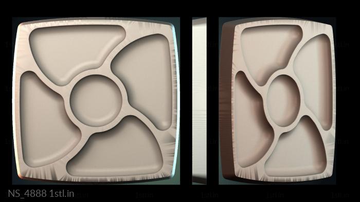 Different (NS_4888) 3D model for CNC machine