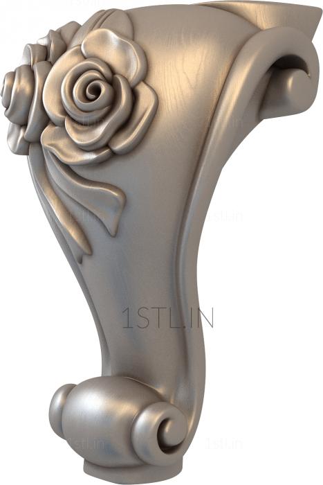 Legs (NJ_0148) 3D model for CNC machine