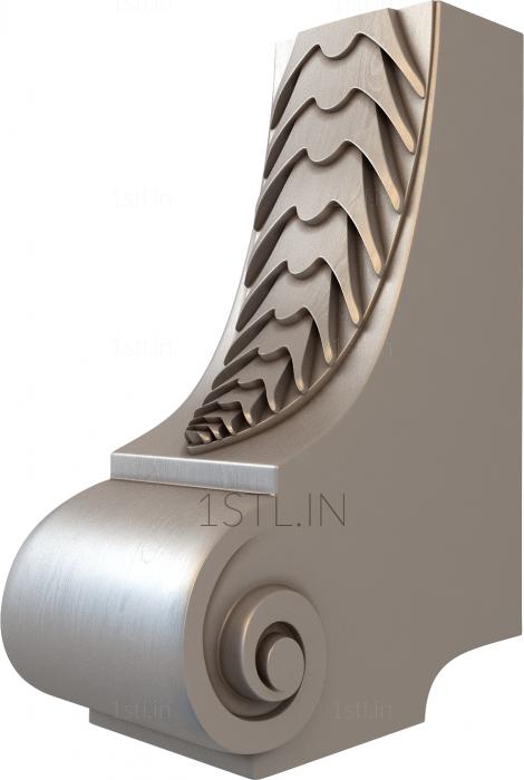 Legs (NJ_0166) 3D model for CNC machine