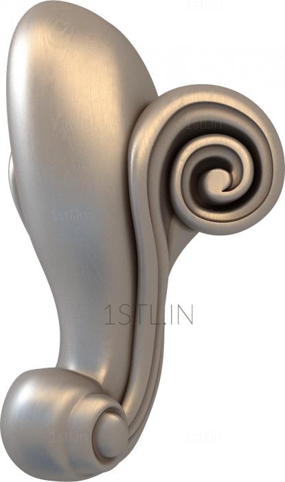 Legs (NJ_0202) 3D model for CNC machine