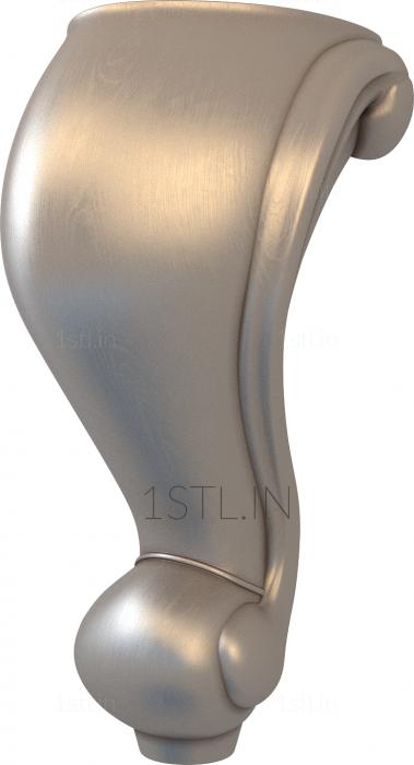 Legs (NJ_0212) 3D model for CNC machine