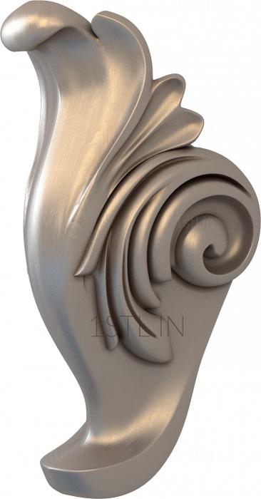 Legs (NJ_0233) 3D model for CNC machine