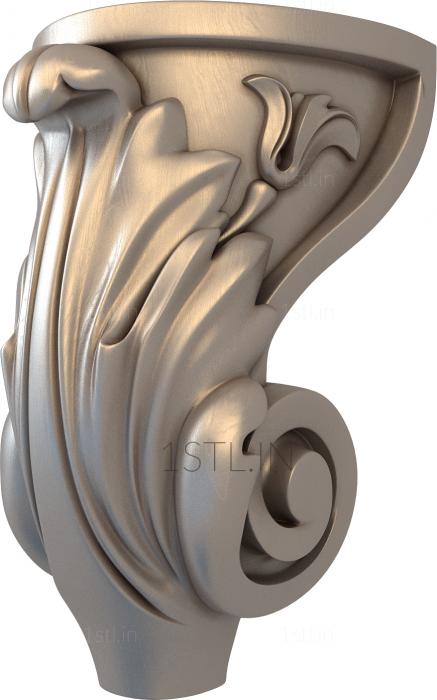 Legs (NJ_0256) 3D model for CNC machine