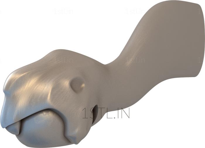 Legs (NJ_0331) 3D model for CNC machine