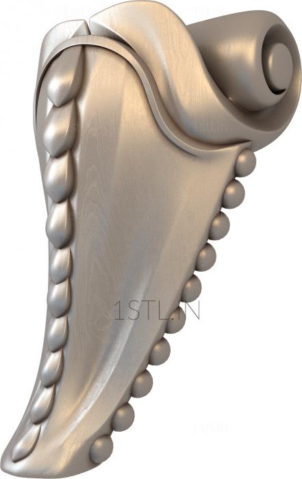Legs (NJ_0414) 3D model for CNC machine