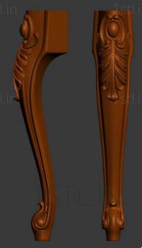 फर्नीचर पैर (NJ_0430) सीएनसी मशीन के लिए 3D मॉडल