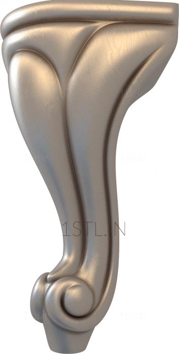 Legs (NJ_0454) 3D model for CNC machine