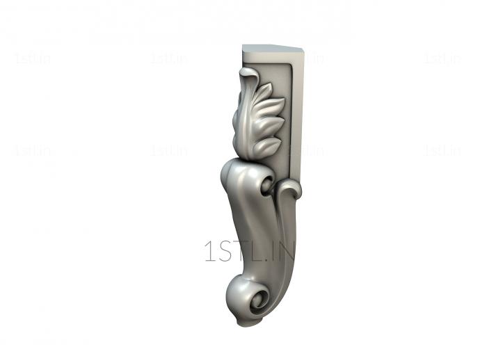 Legs (NJ_0536) 3D model for CNC machine