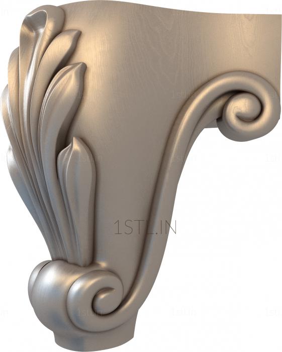 Legs (NJ_0590) 3D model for CNC machine