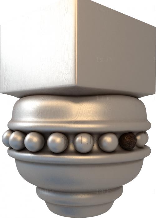 Legs (NJ_0619) 3D model for CNC machine