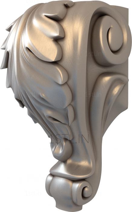 Legs (NJ_0624) 3D model for CNC machine