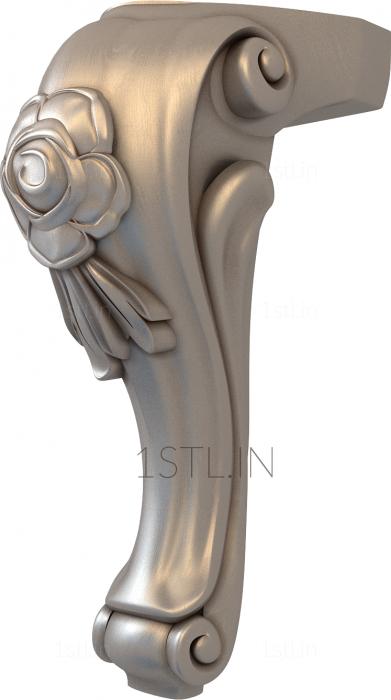 Legs (NJ_0734) 3D model for CNC machine