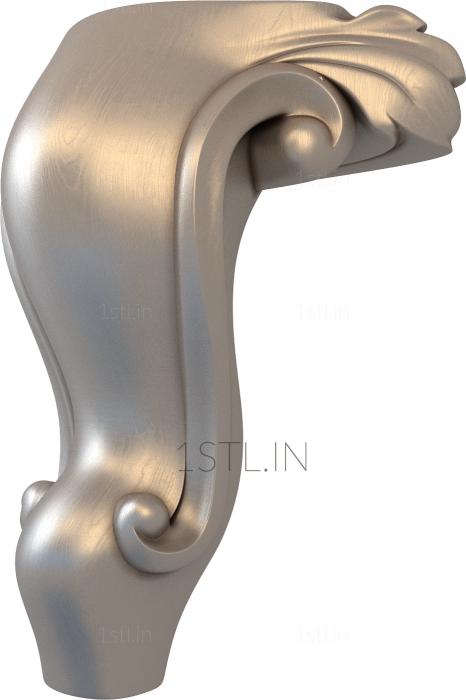 Legs (NJ_0794) 3D model for CNC machine