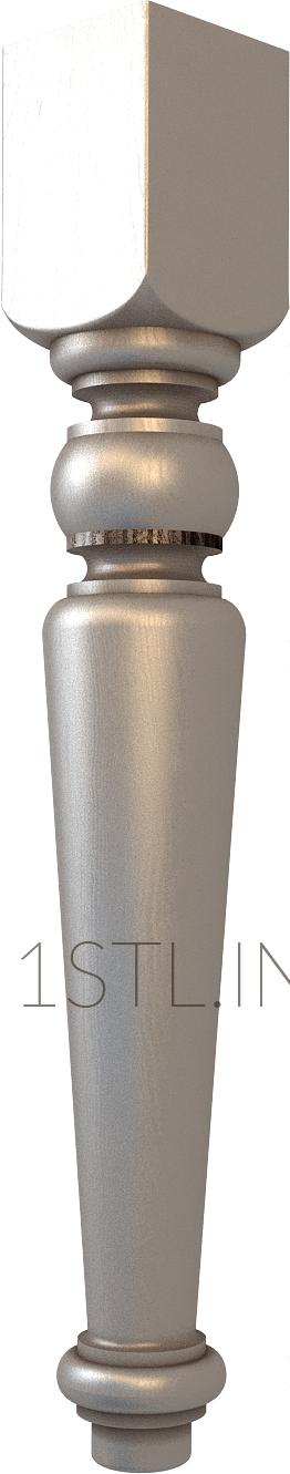 फर्नीचर पैर (NJ_0815) सीएनसी मशीन के लिए 3D मॉडल