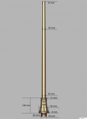 Legs (NJ_0902) 3D model for CNC machine