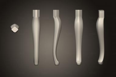 Legs (NJ_0918) 3D model for CNC machine