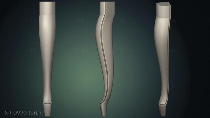 Legs (NJ_0920) 3D model for CNC machine