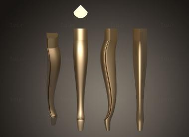 Legs (NJ_0920) 3D model for CNC machine