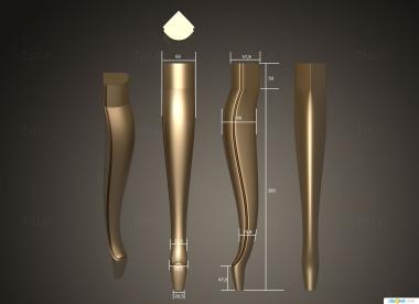 Legs (NJ_0920) 3D model for CNC machine