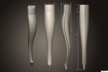 Legs (NJ_0945) 3D model for CNC machine