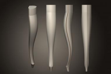 Legs (NJ_0945) 3D model for CNC machine