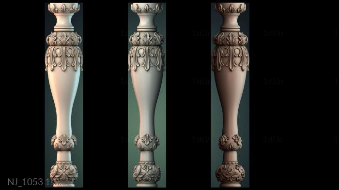 Legs (NJ_1053) 3D model for CNC machine