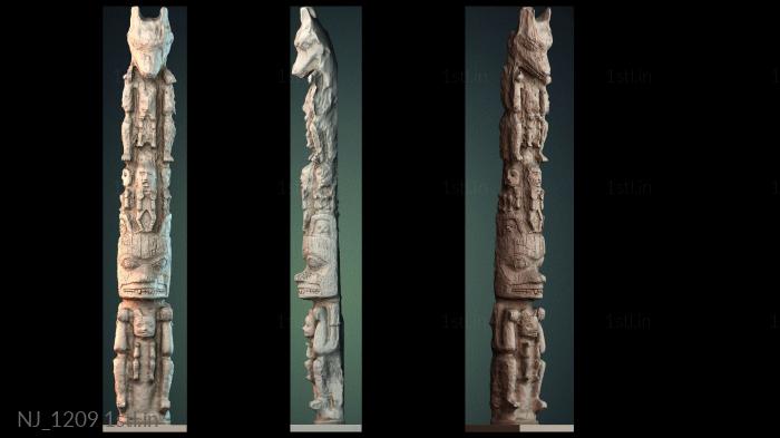 फर्नीचर पैर (NJ_1209) सीएनसी मशीन के लिए 3D मॉडल