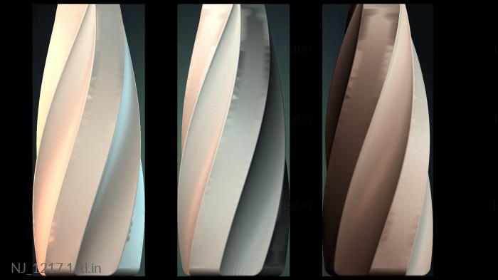 फर्नीचर पैर (NJ_1217) सीएनसी मशीन के लिए 3D मॉडल