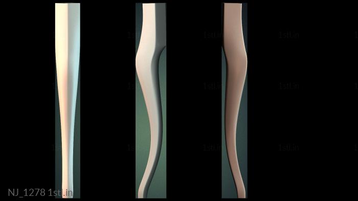 Legs (NJ_1278) 3D model for CNC machine