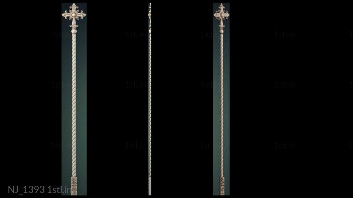 Legs (NJ_1393) 3D model for CNC machine