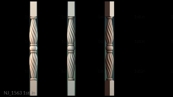 Legs (NJ_1563) 3D model for CNC machine