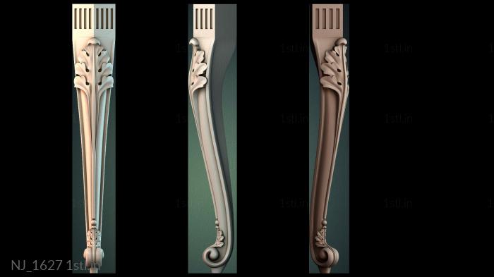 Legs (NJ_1627) 3D model for CNC machine
