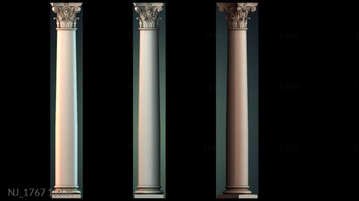 Legs (NJ_1767) 3D model for CNC machine