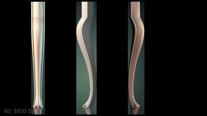 Legs (NJ_1850) 3D model for CNC machine