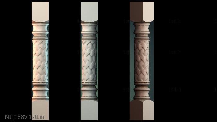 Legs (NJ_1889) 3D model for CNC machine