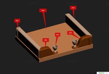 Memorial (PM_0365) 3D model for CNC machine