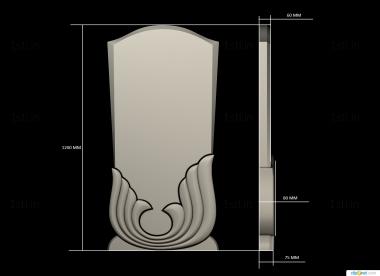 Memorial (PM_0474) 3D model for CNC machine