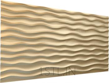 Geometrical panel (PGM_0005-4) 3D model for CNC machine